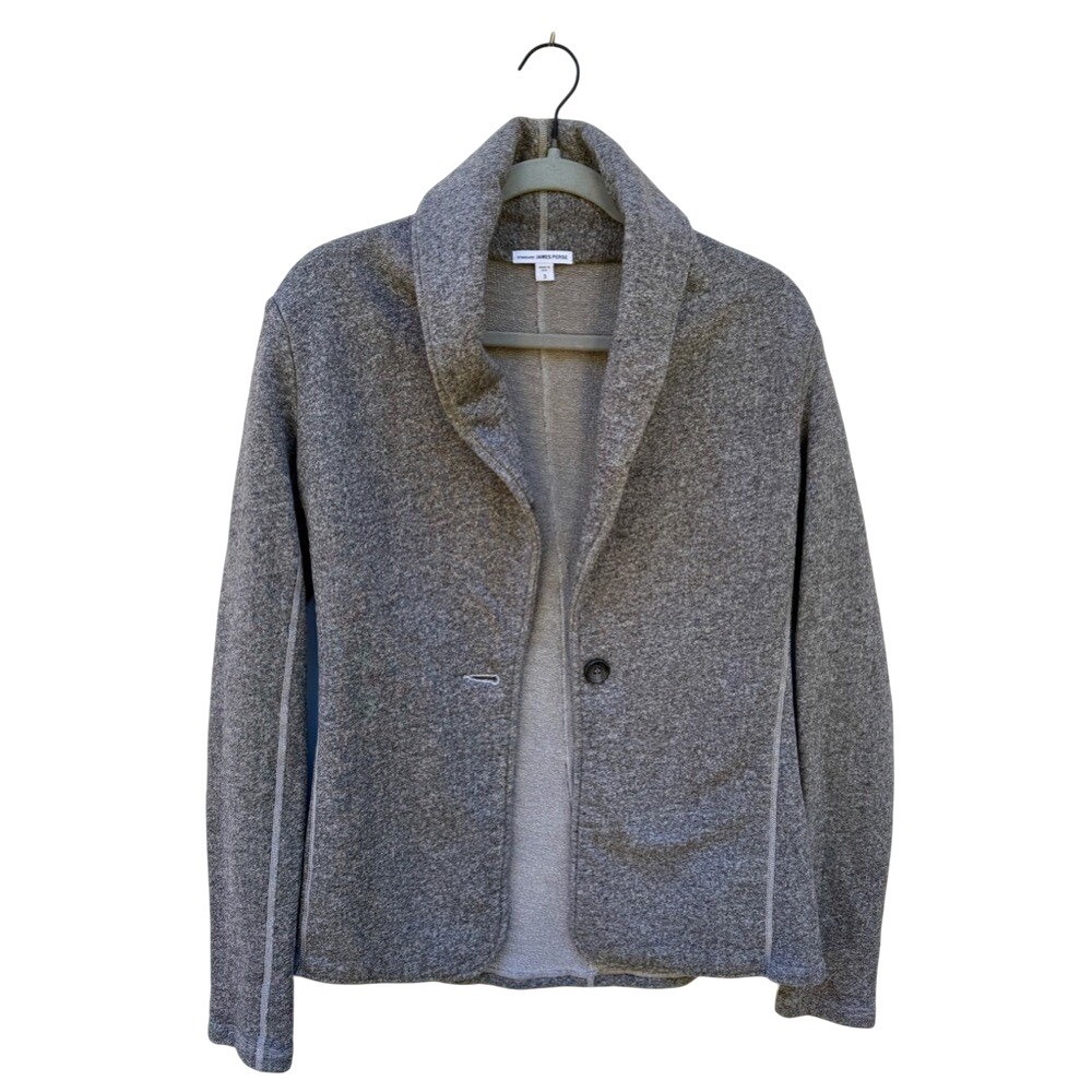 James Perse‎ Gray Lightweight Jacket Blazer Ivy League